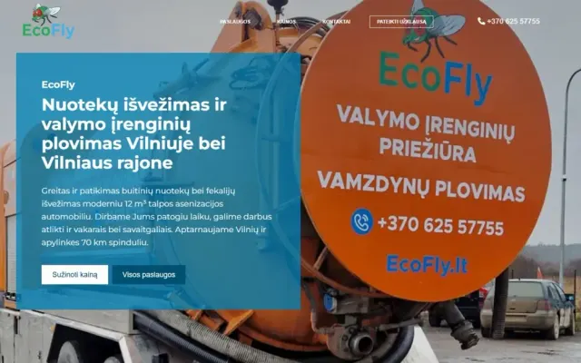 „EcoFly“ – svetainė