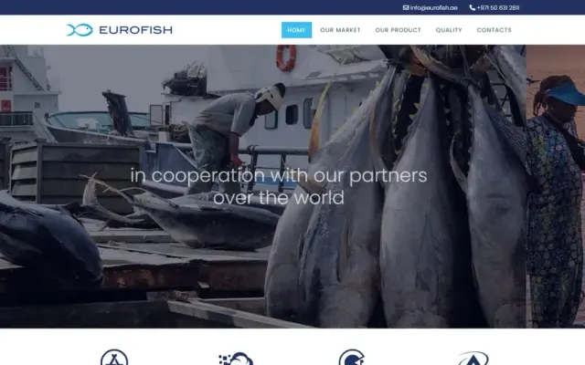 „Eurofish Trading International FZCO“ – svetainė