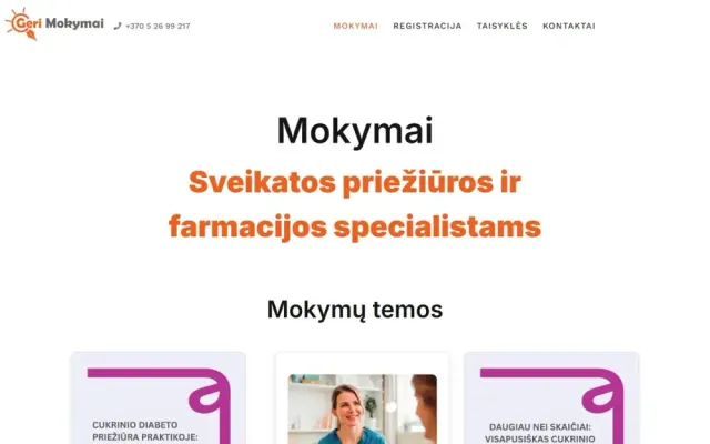 „Geri Mokymai“ – svetainė
