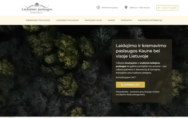 „Kremavimas.eu“ – svetainė