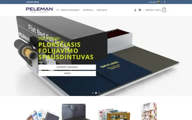 „Peleman“ – el. parduotuvė