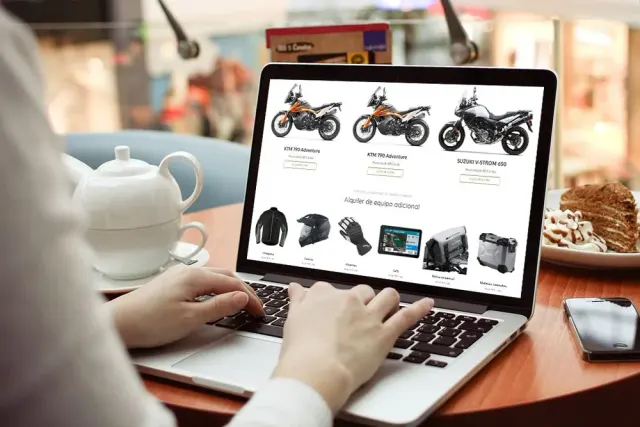 „Rent Moto Adventure“ – el. parduotuvė