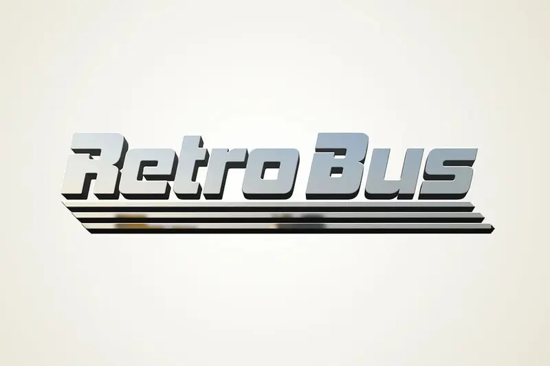 „Retro Bus“ – logotipas