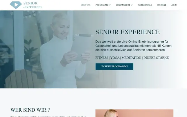 „Senior eExperience“ – svetainė