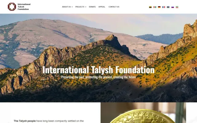 „International Talysh Foundation“ – svetainė