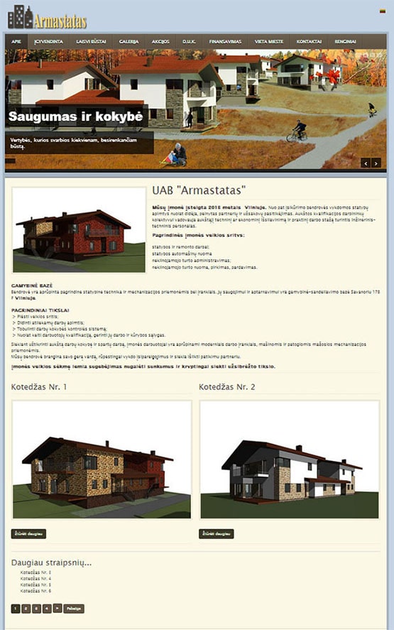 Namų pardavimų tinklapis Armastatas