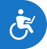 Neįgaliesiems pritaikymo mygtukas 1