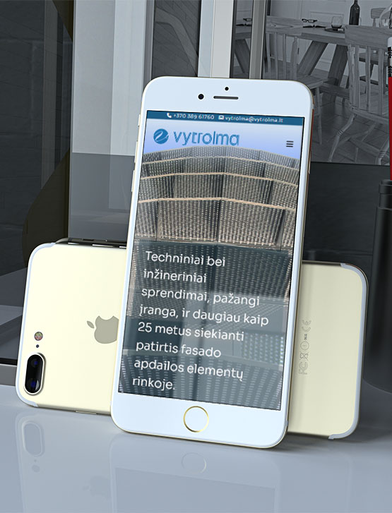 Создание сайта Vytrolma в Литве